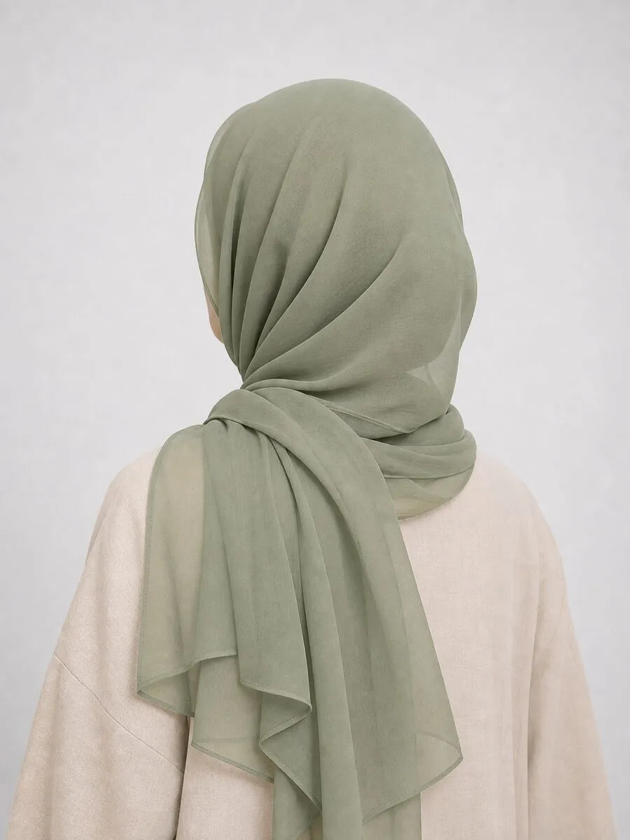 Classic chiffon hijab